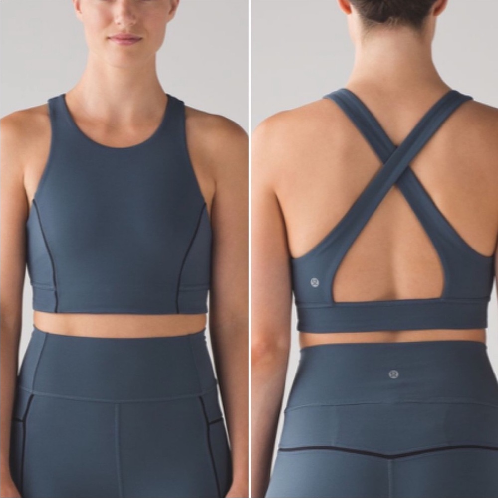 Lululemon Simply Bare Bra Astro Blue/Black